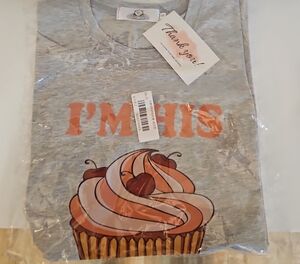 Gray Cupcake Kids Shirt